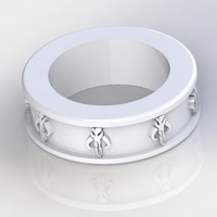 Small Mandalorian ring 3D Printing 129106