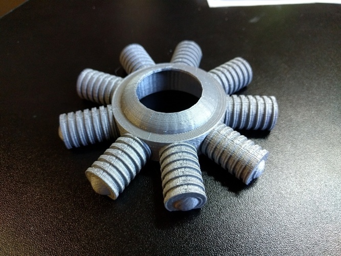 Radial Engine Dummy for RC Planes 9 Cylinder 3D Print 129113