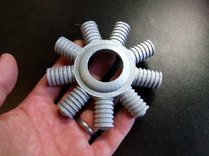 Radial Engine Dummy for RC Planes 9 Cylinder 3D Print 129114