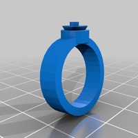 bright heart metal ring - Thumbnail 2