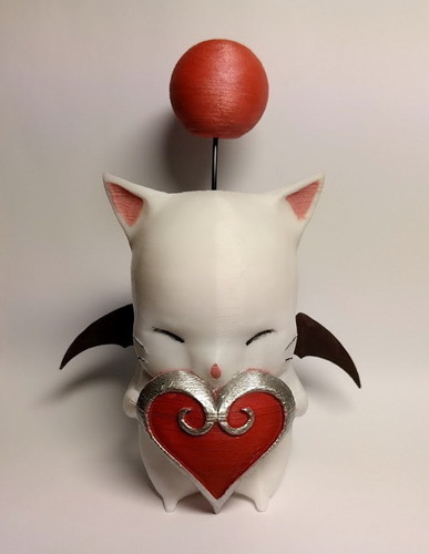Valentine's Moogle 3D Print 129167