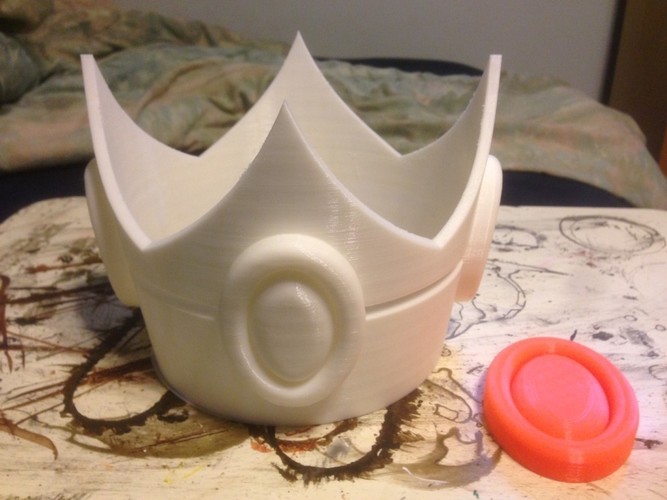 Princess Peach Crown Mario Brothers 3D Print 129184