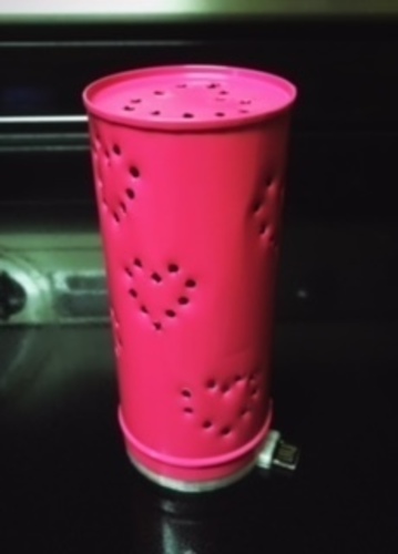 Pirouline Cookie Can usb light lantern & filter 3D Print 129221