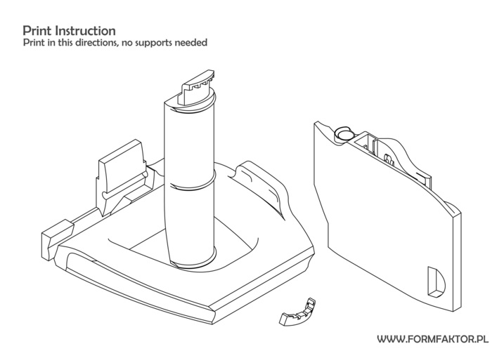 Ultimaker 3 spool holder 3D Print 129276