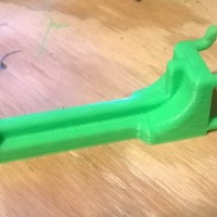 Small Peg Board Filament Spool Arm 3D Printing 129330
