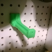 Peg Board Filament Spool Arm - Thumbnail 2