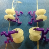 Filament Guide Roller for Peg Board - Thumbnail 2