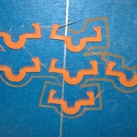 1in Wide Pegboard Locking Clip - Thumbnail 2