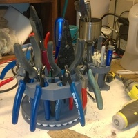 Small Tool Carousel Remix V_2 with rotating base 3D Printing 129379