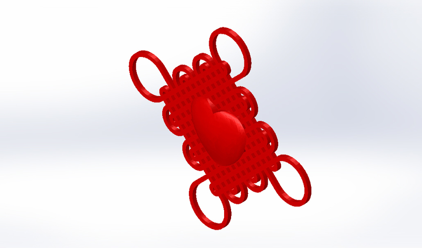 Cross knot-Love (1) 3D Print 129391