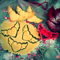 Small Heart Wings Cookie Cutter  3D Printing 12940