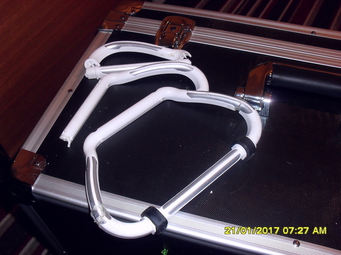 Redesigned landing skid set for Twister Quattro-X Drone 3D Print 129527
