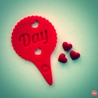 Happy Valentine's Day Cupcake Topper - Thumbnail 1