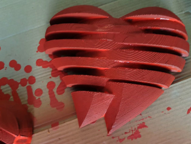 Ticking Heart  (when 2 become 1) 3D Print 129575