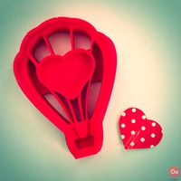 Love Ballon Cookie Cutter - Thumbnail 1
