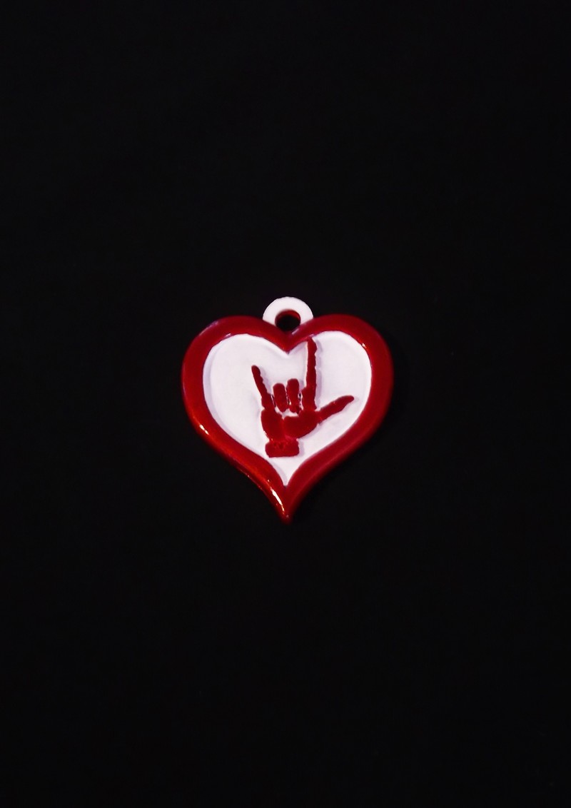 I love you pendant 