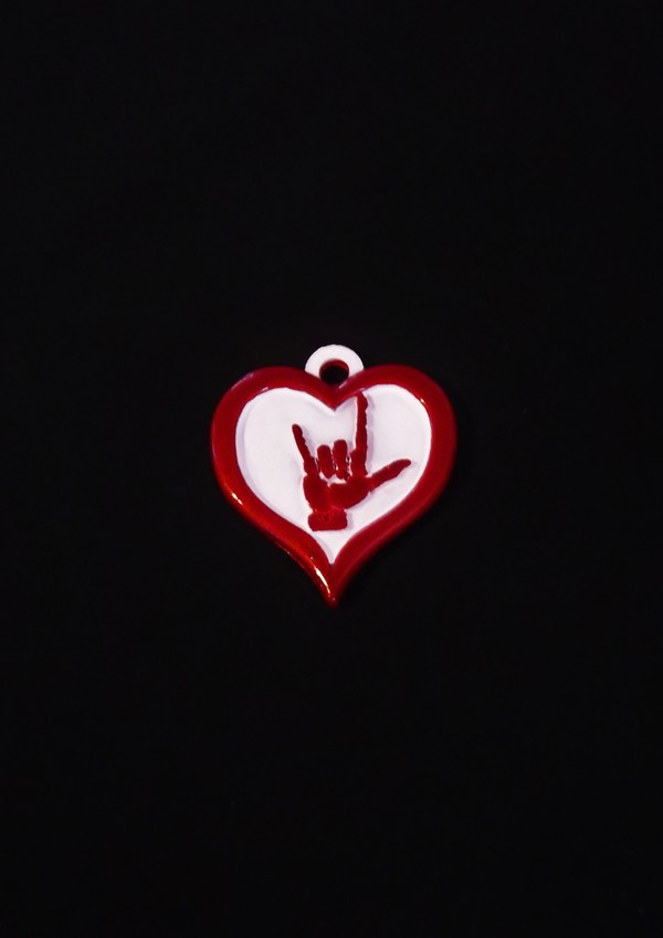 I love you pendant 