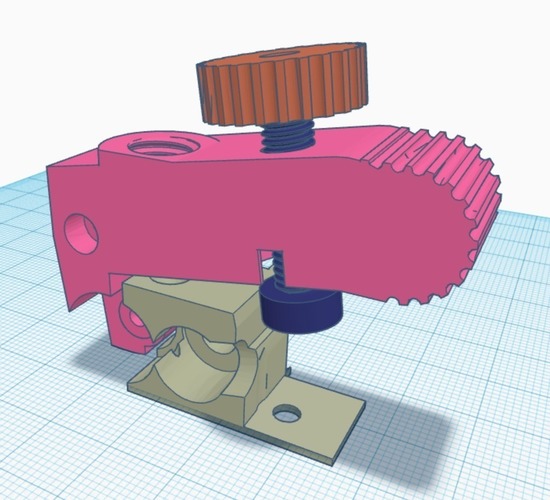 Anet A6 : Feeder improvement for flexible filament 3D Print 129648