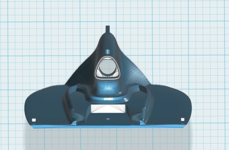 Lid Duel Extruder Vent 3D Print 129699