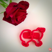 Kids Kissing Cookie Cutter - Thumbnail 1