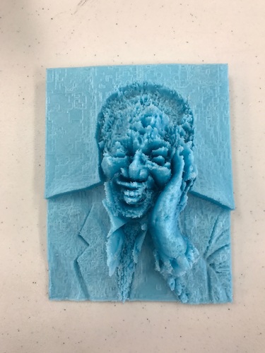 Nelson Mandela 3D Print 129895