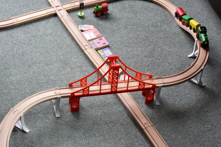 Wooden Railway Bridge Support 3D Print 129921