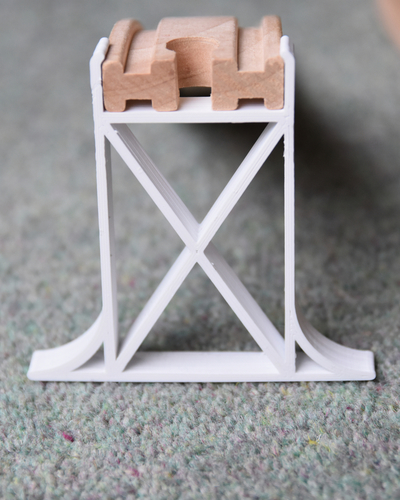 Wooden Railway Bridge Support 3D Print 129922