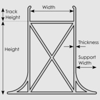 Wooden Railway Bridge Support - Thumbnail 3