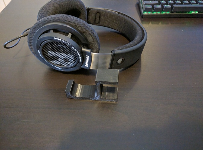 Headphone Table Hook v2.0 3D Print 129989