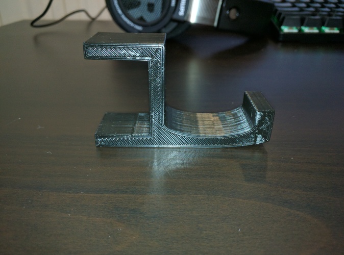 Headphone Table Hook v2.0 3D Print 129990