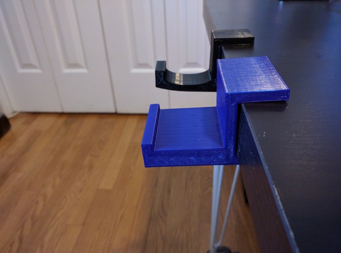 Headphone Table Hook v2.0 3D Print 129991