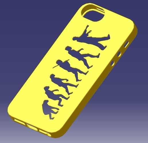 iPhone 5S Evolution Case 3D Print 130073