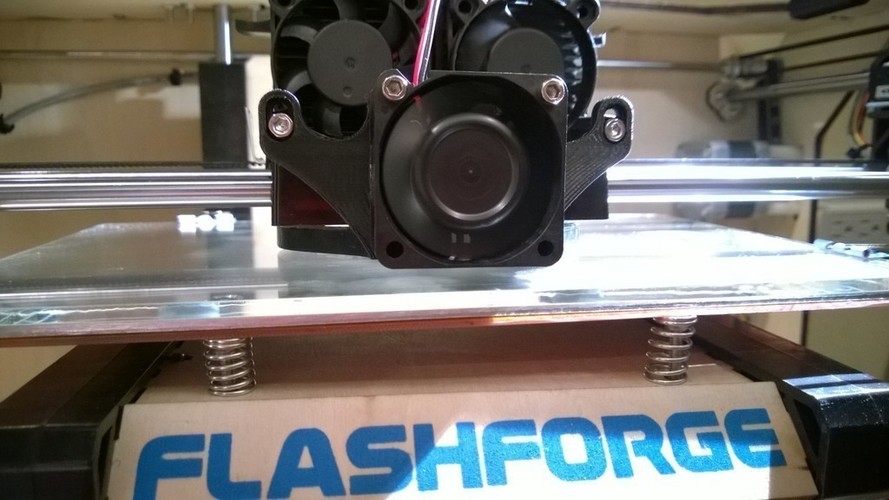 Flash Forge Cooling Fan Duct 3D Print 130181