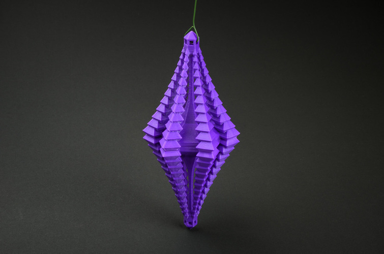 Crystal Facet Ornament 3D Print 130205