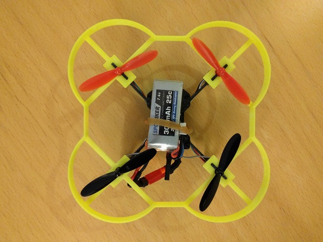 SPCMaker 90x quadcopter prop guards 3D Print 130225