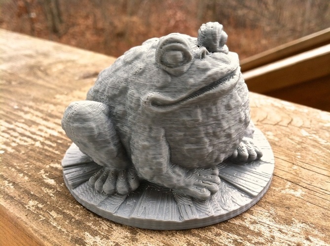 Garden Toad 3D Print 130236
