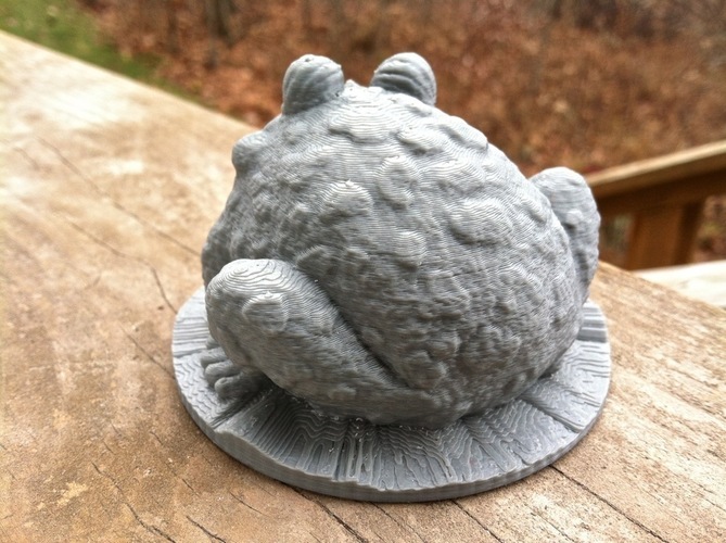 Garden Toad 3D Print 130237