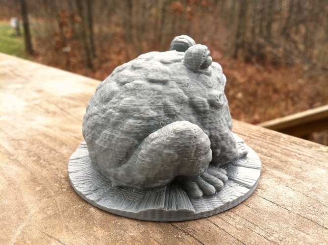 Garden Toad 3D Print 130238