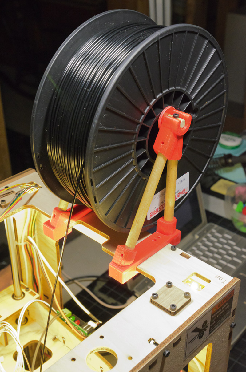 Thing-O-Matic Filament Spool Bracket