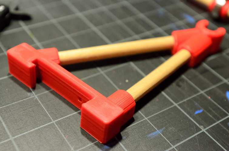 Thing-O-Matic Filament Spool Bracket 3D Print 130259