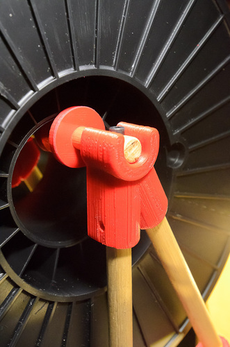 Thing-O-Matic Filament Spool Bracket 3D Print 130262