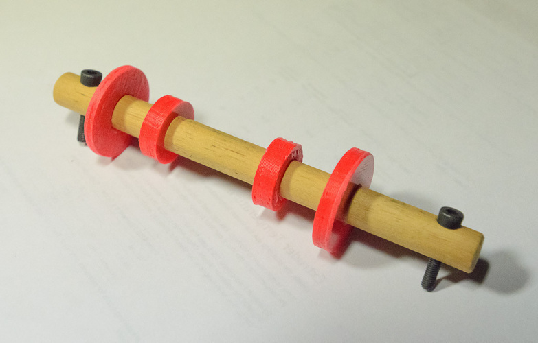 Thing-O-Matic Filament Spool Bracket 3D Print 130266