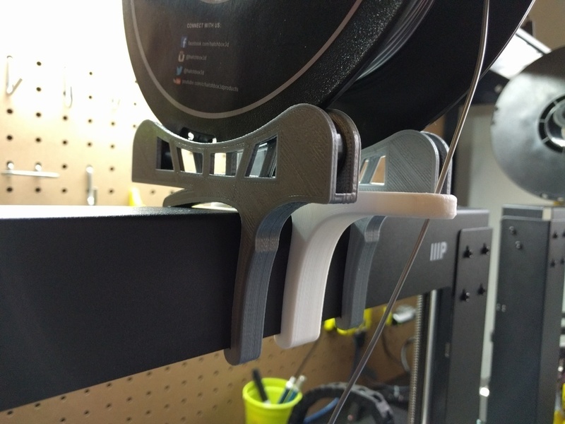 Top Mounting Rolling Spool Holder for Maker Select