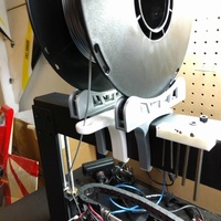 Top Mounting Rolling Spool Holder for Maker Select - Thumbnail 4