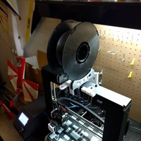 Top Mounting Rolling Spool Holder for Maker Select - Thumbnail 5