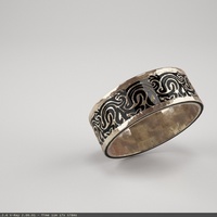 Small ring niello 3D Printing 130321