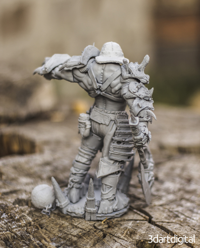 Orc Warlord 3D Print 130386
