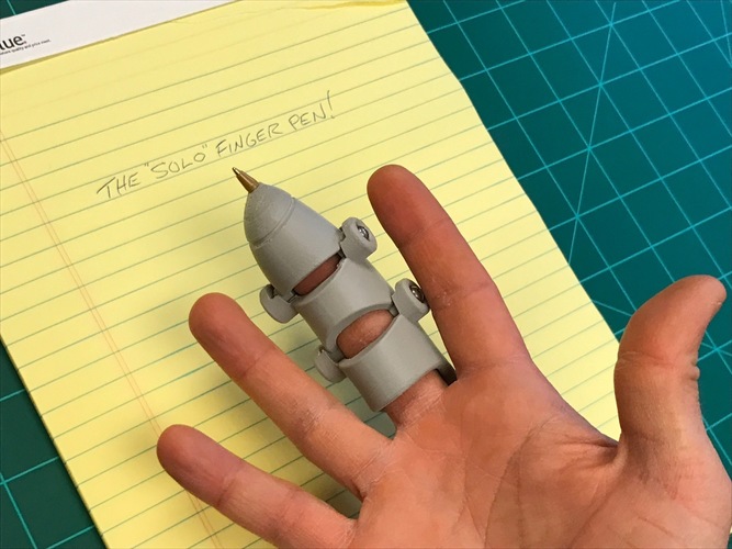Solo Finger Pen 3D Print 130439