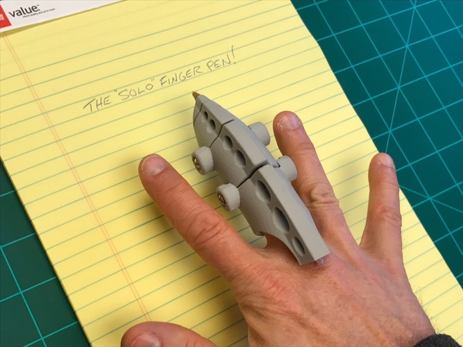 Solo Finger Pen 3D Print 130440