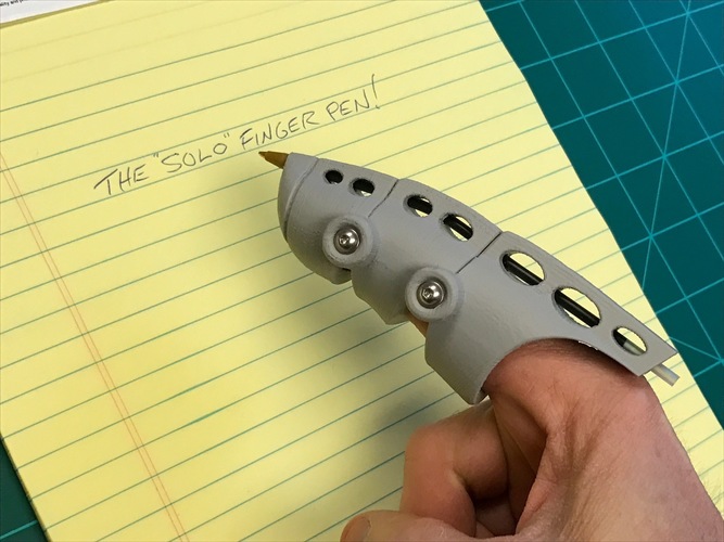 Solo Finger Pen 3D Print 130441